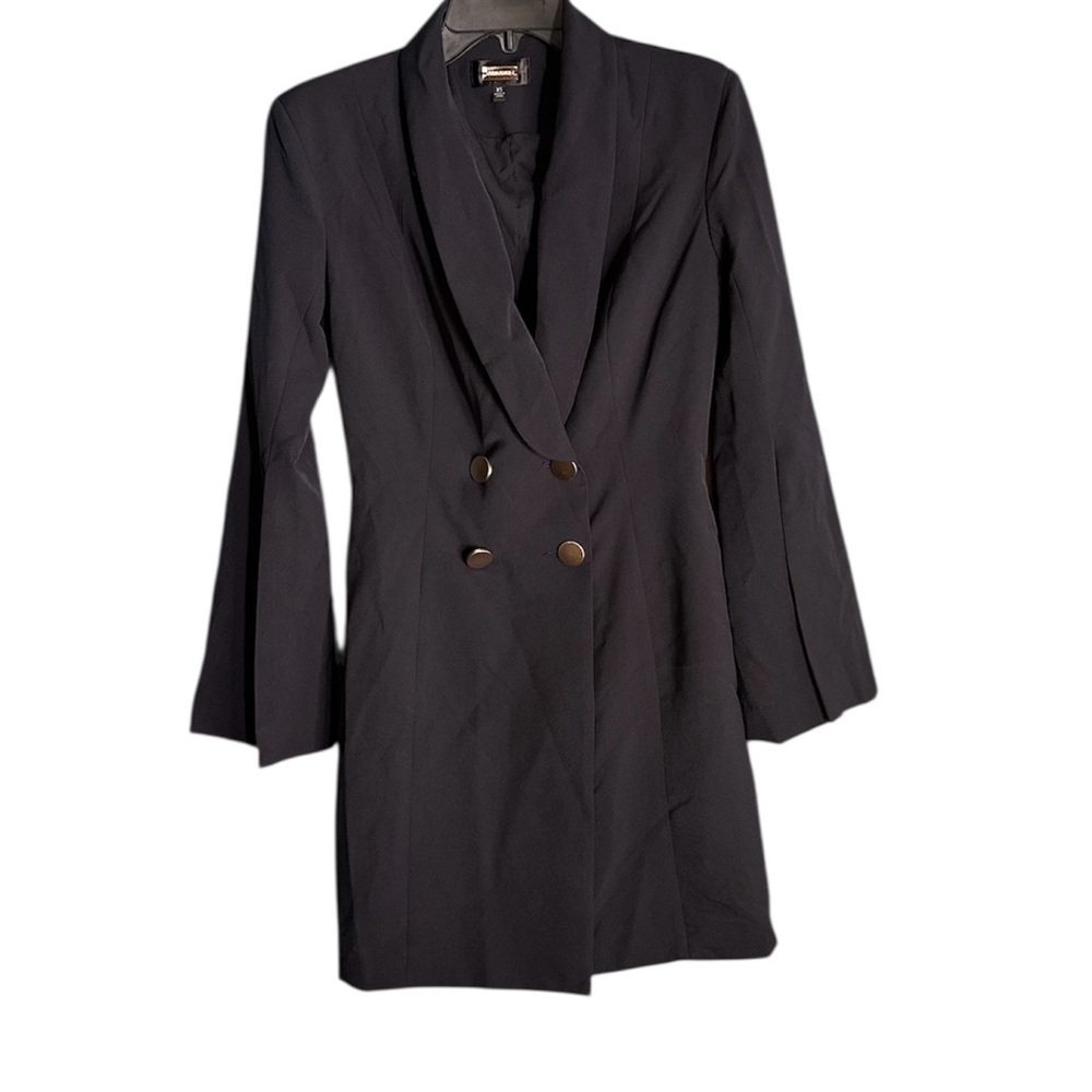 Alexia Admor Navy Blue Blazer Dress Size XS
